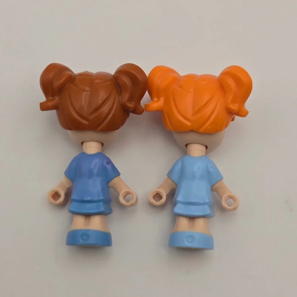 LEGO Friends Micro Doll Figures Girls Blue Dress Heartlake City Set of 2 - Picture 2 of 4